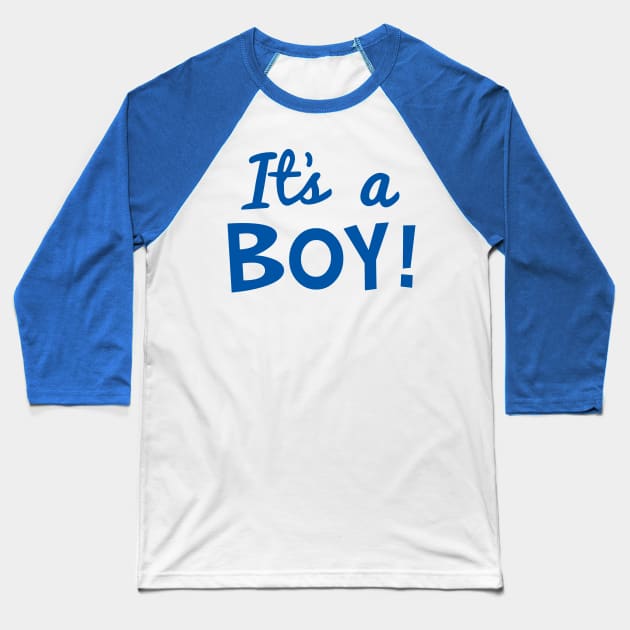 "It’s a Boy!" Baby Announcement Baseball T-Shirt by Elvdant